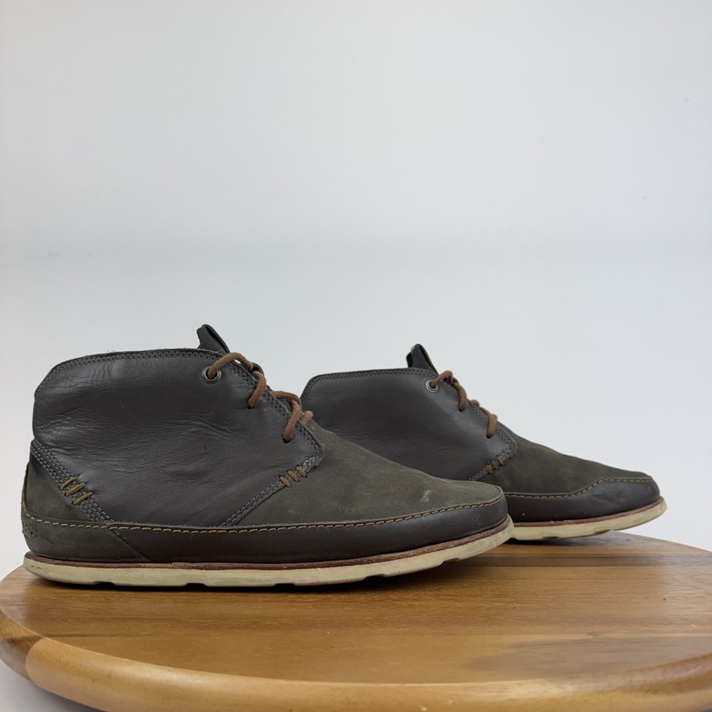 Mens Chaco Thompson Dark‎ Gull Gray Comfort Casual Chukka Size 8.5 M GUC